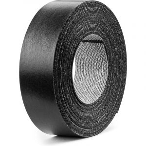 Cyclingcolors 1x Bande de Chant Thermocollant 21mm x 5m Epaisseur 0,50mm Mélaminé Facile à Appliquer Bricolage Étagère Meuble Panneau Bois Durable, noir
