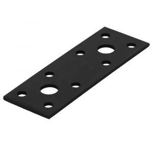 Suki Patte d'assemblage en T acier zingué noire Magnodur 35x100