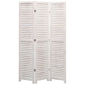 Image de VidaXL Cloison de séparation 3 panneaux 105x165 cm Bois