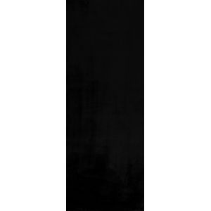 Nazar Tapis en polyester brillant motif uni noir 80x150