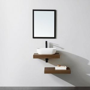 Stano Plan suspendu pour vasque top noyer 60 x 46 cm