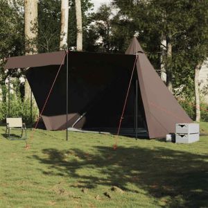 VidaXL Tente familiale tipi 6 personnes marron imperméable