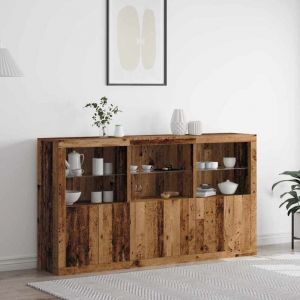 VidaXL Buffet Bois ancien 181.5 x 37 x 100 cm Bois d'ing&eacute;nierie
