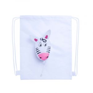 Dam Sac &agrave; cordes kissa pliable pour enfant, en polyester 190t. Pliage compact.
