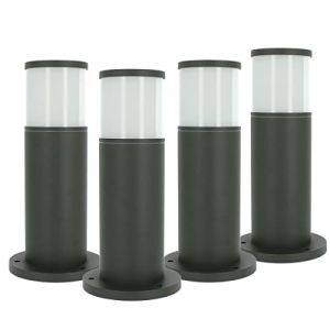 Arum Lighting 4 Bornes de Jardin Ampoule E27, Veracruz IP44 x4