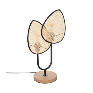 Atmosphera Lampe à poser Olme naturel H44