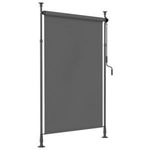Outsunny Store ext&eacute;rieur sur pied - r&eacute;tractable - longueur r&eacute;glable - avec manivelle - 2 x 2,2-3,1 m - alu. polyester - gris
