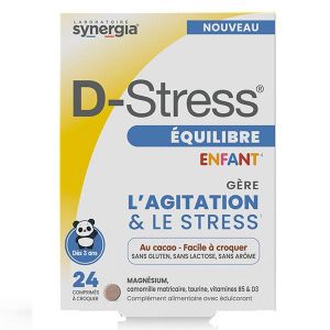 synergia D-Stress Enfant 24 comprimés à croquer