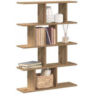 VidaXL &Eacute;tag&egrave;re cube murale 12 compartiments ch&ecirc;ne artisanal