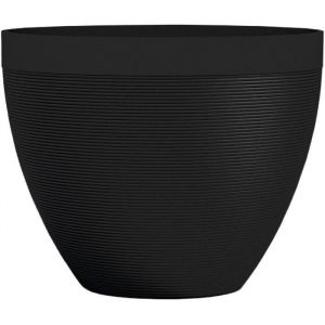 Garden id Pot De Fleurs - Green Care Impact Noir-Anth - 40 X 31 Cm - Garanti 10Ans - 100% Recyclé - Résistant Uv/Gel