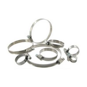 Image de Oc-Pro COLLIER DE DURITE 12-20 BANDE ET CAPOT INOX SACHET DE 10 COLLIERS