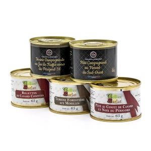 Cellier du Périgord Assortiment de 5 Terrines Dégustation 65g soit 325g