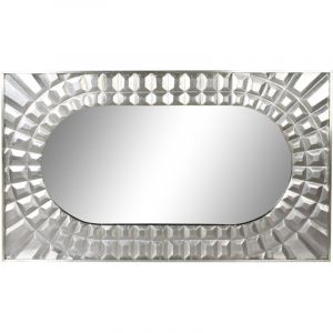 Miroir mural bois de manguier moderne DKD Home Decor