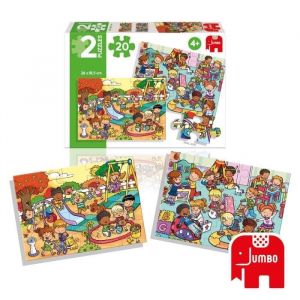 Diset Parc et Aire de jeux - Puzzles 2 x 20 pièces