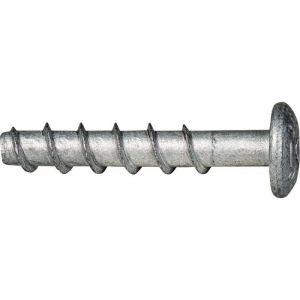 Vis &agrave; b&eacute;ton BTS6 PTL 6 &agrave; t&ecirc;te plate large, rev&ecirc;tement lamellaire Zn-Al - &Oslash; 6 x 55 mm - Boite de 100 - CELO - 9ZG655BTSPTL