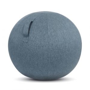 Kenoko Ergonomique Ballon Bureau Siège NAMI 65 cm Idéal pour Yoga et Grossesse Revêtement Lavable Boule Gonflable Bleu