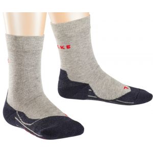 Falke RU4 Chaussettes de running Enfant, lightgrey EU 23-26 Chaussettes course à pied