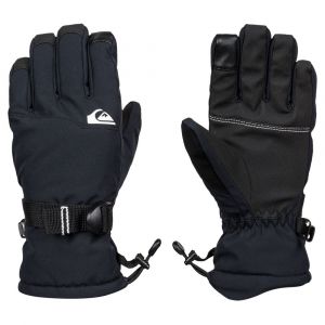 Image de Quiksilver Mission-Moufles de Snow/Ski pour Garçon 8-16, True Black, FR : L (Taille Fabricant : L)