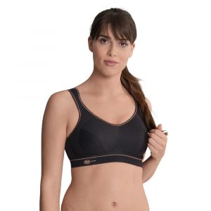 Anita Maternity Brassière Sport 80E Black / Golden