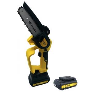 Mini Tron&ccedil;onneuse sans fil 20V NEMURA - Coupe de 12,5cm + 2 Batteries 2Ah + Chargeur rapide