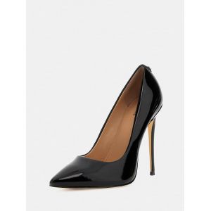Guess Escarpins Felyx cuir véritable verni Noir - Couleur Noir - Taille 38