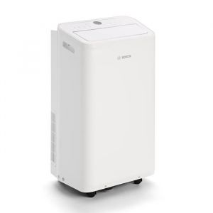 Bosch Cool 2000 Portable AC - 3-en-1 Climatiseur, Déshumidificateur, Ventilateur - 2,6kW PAC pour les pièces jusqu'à 35m² - Avec Mode Auto, Mode Silencieux & Mode Veille (46 db(A))