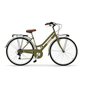 Image de Via Veneto by Airbici Citybike Vélo Bici Aluminium Retro Vintage V-Brake Byciclette pour Dame Femme