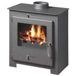 V05 - Poêle à bois Bora Lux – 8,25 kW, design moderne et élégant