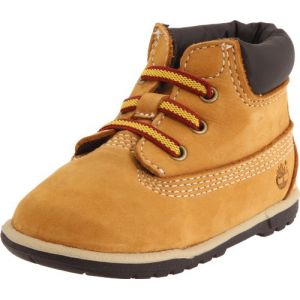 Image de Timberland 6 inch Crib Bootie, Bottes mixte bébé, Jaune (Wheat Nubuck 231), 17 EU