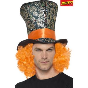 CHAPEAU MAD HATTER AVEC CHEVEUX