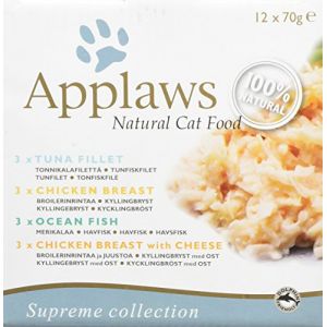 Applaws 12x70g Adult sélection suprême - Nourriture pour Chat