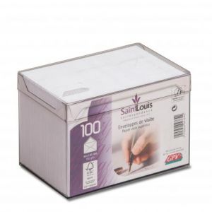 Gpv 4764 - Enveloppe St Louis 90x140, 100 g/m², coloris blanc - boîte de 100