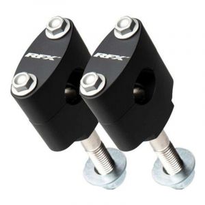Pontets de guidon RFX Race 22,2 mm - Honda CR/CRF - Noir
