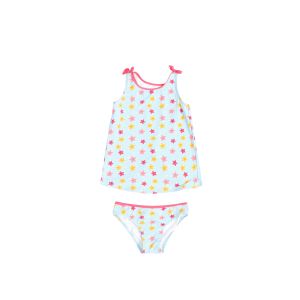 Mr Wonderful Aznar Innova pour enfant. T-shirt filles Stars Top de bikini bleu