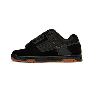 DC Shoes Homme Cerf Basket, Gum Noir, 44.5 EU
