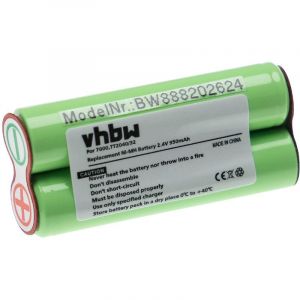 Image de Vhbw Batterie compatible avec Philips Bodygroom Series 7000, TT2029, TT2030, TT2036 rasoir tondeuse électrique (950mAh, 2,4V, NiMH)