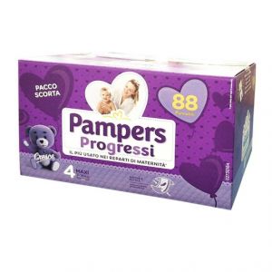 Pampers QuadriPack Progressi Maxi 88uts
