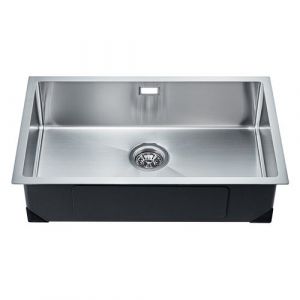 VEVOR &Eacute;vier de cuisine, 70 cm, &eacute;vier sous plan en acier inox 304, &eacute;vier &agrave; encastrer cuve simple avec accessoires, &eacute;vier de lave-vaisselle m&eacute;nager pour camping-car, cuisine de pr&eacute;paration, buanderie