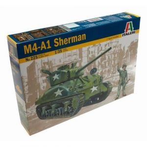 Italeri I225 - Maquette - Chars d'assaut - M4A1 Sherman - Echelle 1:35