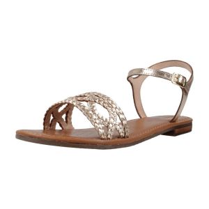 Geox Femme D Sozy S A Sandale à glissière, Lt Gold, 37 EU