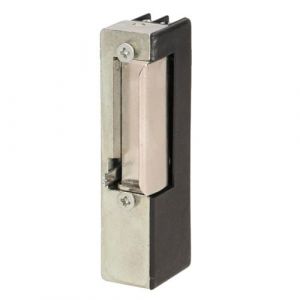 Gache electrique encastrer a condamnation 12V serrure verticale 88 mm droit Beugnot ND