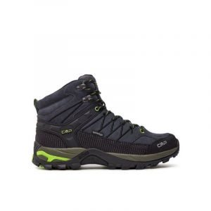 CMP Homme Rigel Mid Trekking Shoes WP Chaussures de Marche, Grey Yellow Fluo, 42 EU