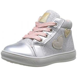 Chicco Sneaker Fille avec Fermeture Éclair Latérale et Lacets, Chaussures de Sport Confortables, Flexibles et Respirantes, pour le Printemps, l'Automne et l'Hiver, Chaussures Fille, Designed in Italy