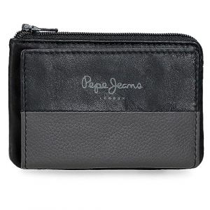 Image de Pepe Jeans Portefeuille en cuir - porte-cartes Dual Black