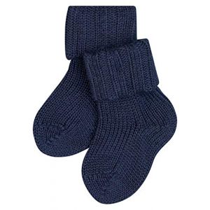 Image de Falke Flausch B So Chaussettes, Opaque, Bleu (Dark Navy 6370), 80-92 Homme