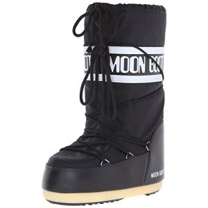 Moon boot Nylon - Noir Noir - Femme, Homme