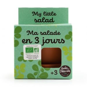 Radis et capucine Kit plantation - salade de cresson bio - 8cm