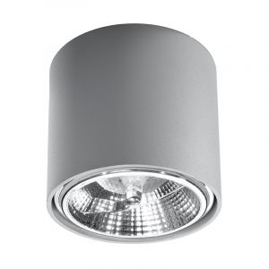 Image de Sollux TIUBE Downlights à encastrer ronds gris clair GU10