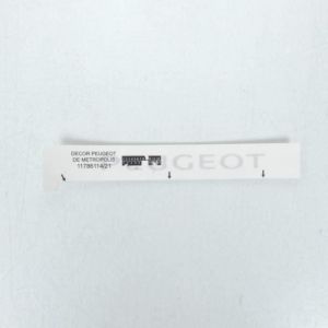 Peugeot Autocollant - 400 Metropolis - Noir sur Blanc - R&eacute;f&eacute;rence 1178611421