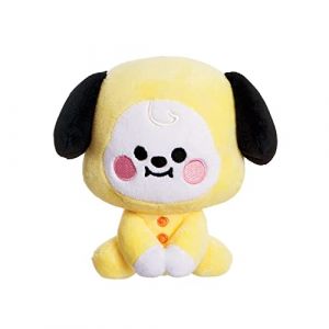 Aurora World, 61483, Bt21 Official Merchandise, B&eacute;b&eacute; Chimmy Assis, 13cm, Jaune, Yellow